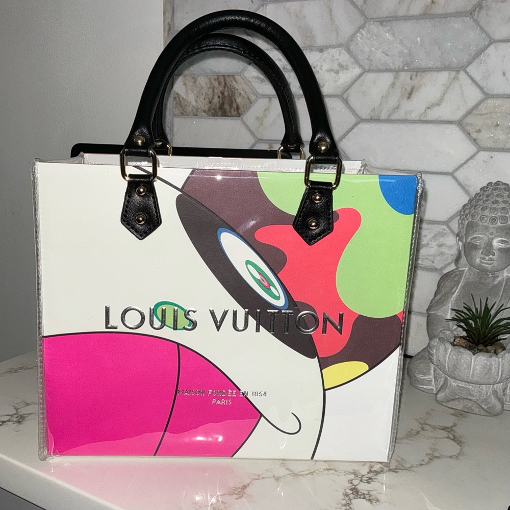 Louis Vuitton Takashi Murakami Paper Shopping Bag